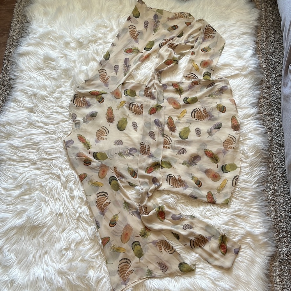 Show Me Your Mumu Kimono ~ in Feather 🪶 Print - Picture 13 of 14